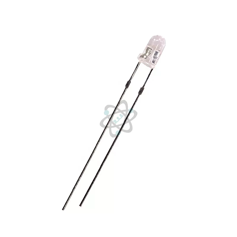 LED 5V-3mm - دايود ضوئي ابيض 3ملي