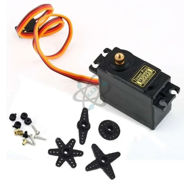Servo 13Kg MG995 - سيرفو كبير 180 درجه تروس حديد