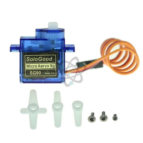 Servo 9G SG90 - سيرفو صغير ازرق تروس بلاسيتك
