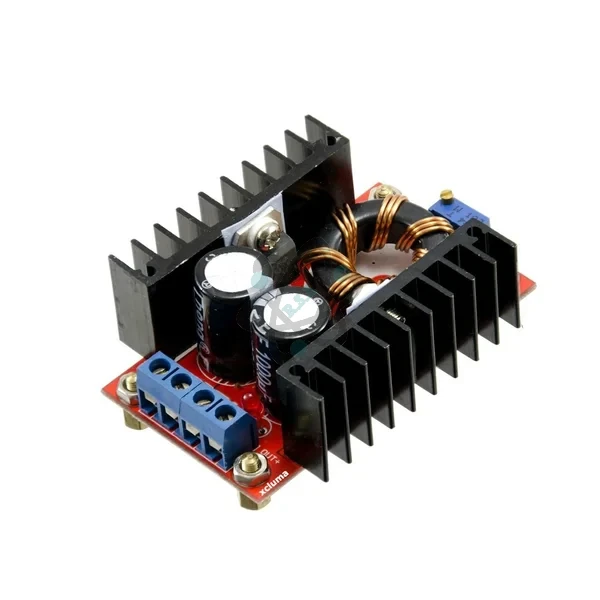 150W DC 10-32V - 10A - رافع جهد متغير احمر(كنفرتر)