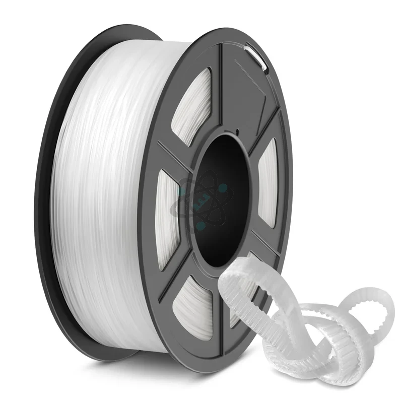 TPU 1.75mm فلمنت شفاف وكاله نص كيلو