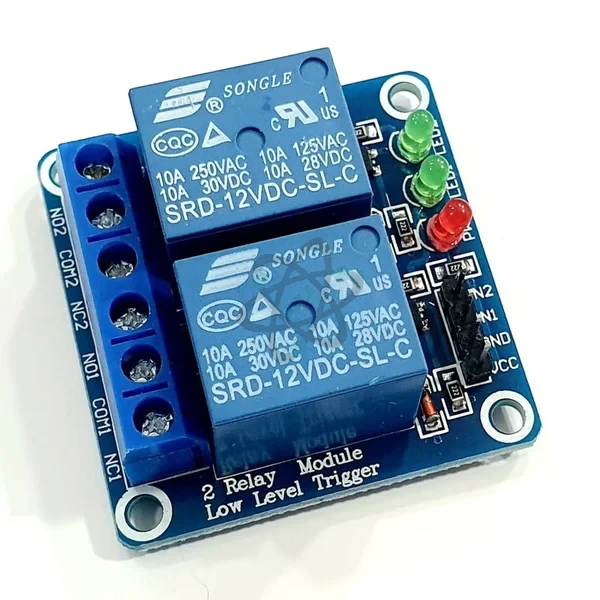 Shield Relay 2CH-12V - شيلد ريلهات 2قنوات 12فولت