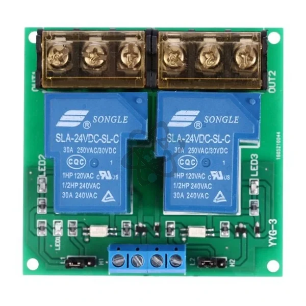 Shield 2CH 30A-24V شيلد ريلهات قناتين