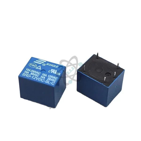 Relay 12V-5PIN-10A - ريلي مربع