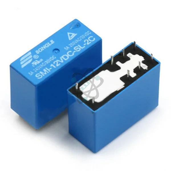 Relay 12V-8PIN-5A - ريلي مستطيل
