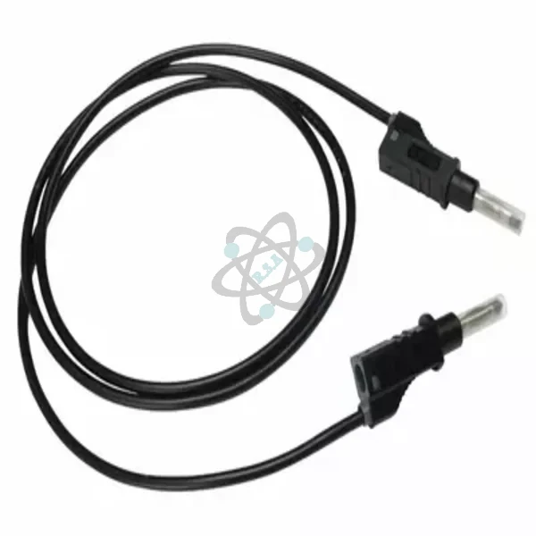 Black-4mm توصيلات معملية الأصلي اسود 1متر