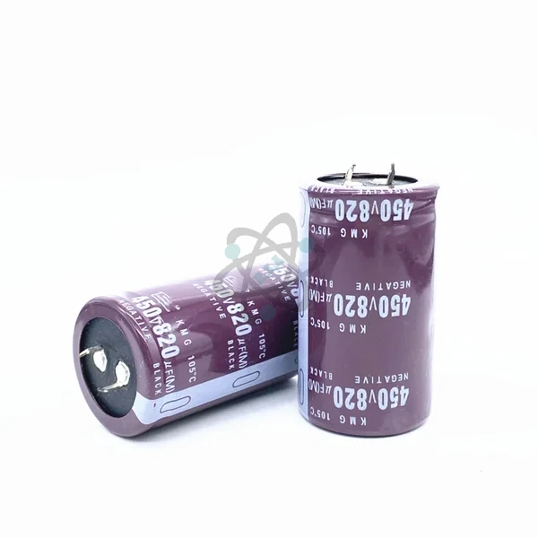 450V-820uF مكثفات قطبيه الاصلي