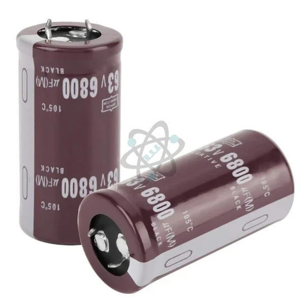 63V-6800uF مكثفات قطبيه الاصلي
