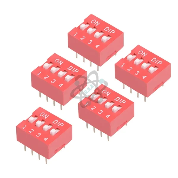 Switch DIP  4-Switchs مفتاح (PCB) ابو 4 مفاتيح
