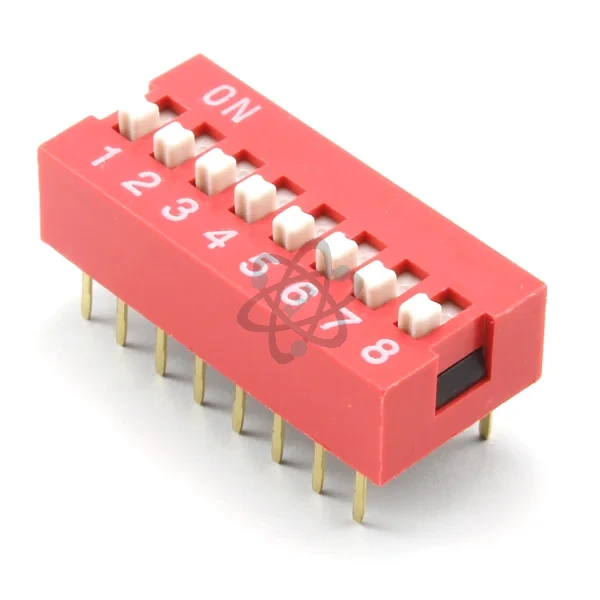 Switch DIP  8-Switchs مفتاح (PCB) ابو 8 مفاتيح