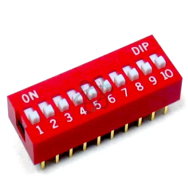 Switch DIP  10-Switchs مفتاح (PCB) ابو 10 مفاتيح