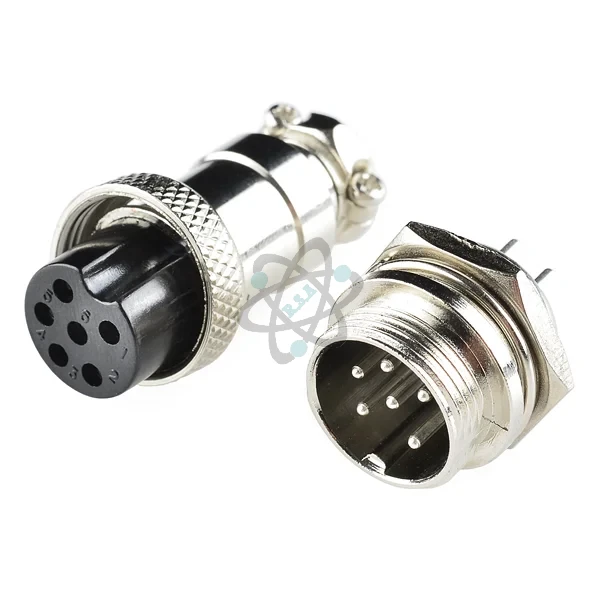 Conector F-M 6PIN كونكتر حديد