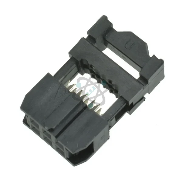 IDC Socket 6Pin كنكتر سريل بيانات اسود انثئ
