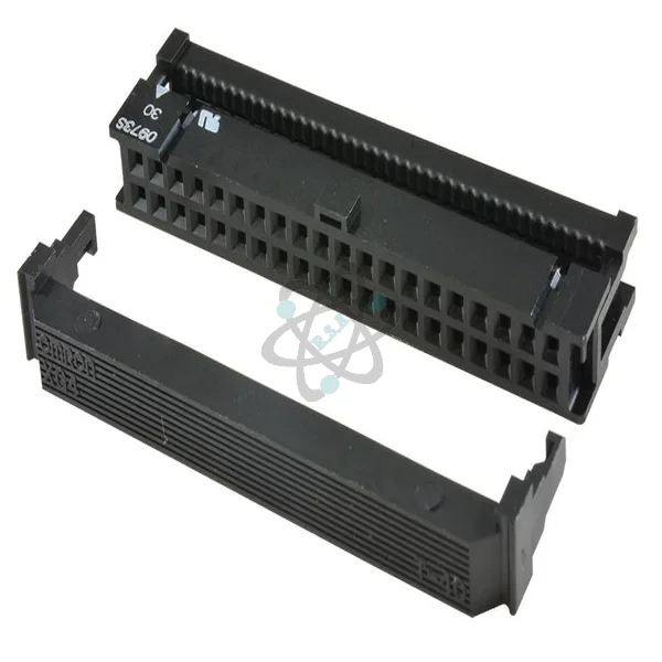 IDC Socket 40Pin كنكتر سريل بيانات اسود انثئ