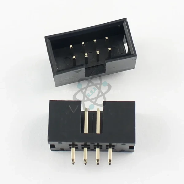 Socket PCB 8pin كنكتر سريل بيانات اسود ذكر