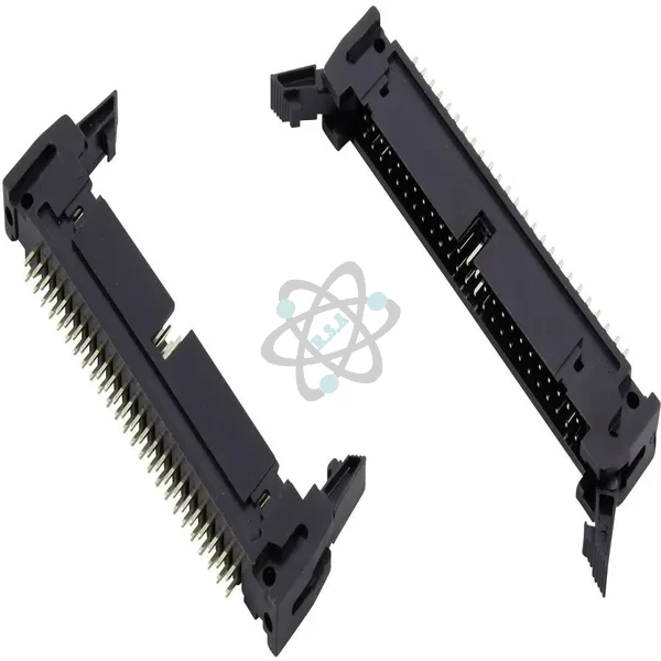 Socket PCB 50Pin كنكتر سريل بيانات اسود مع القفل