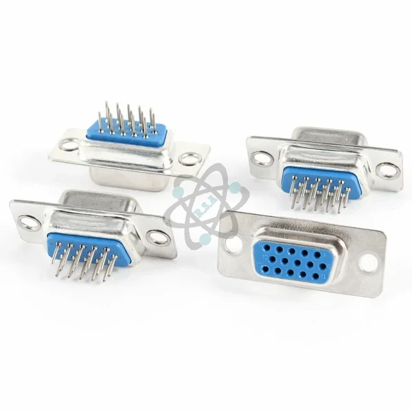9 Contact Female PC Straight Connector