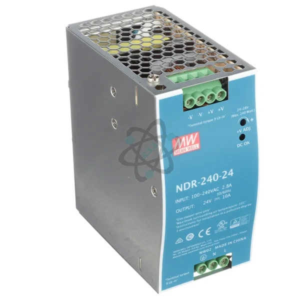 MW 220V NDR-240 10A-24V For PLC  باور سبلاي وكاله
