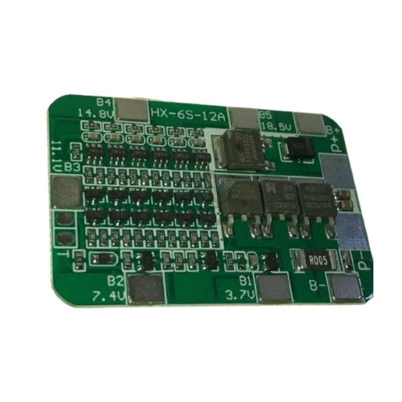 BMS 6S 12A 24V حمايه وشاحن بطاريات لاثيوم