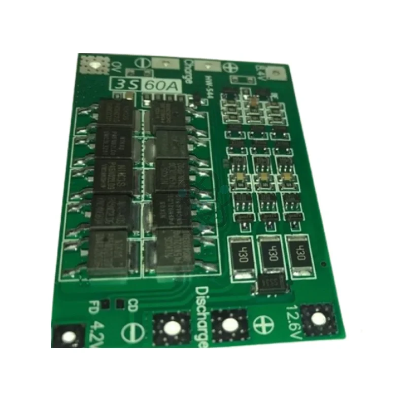 BMS 3S 60A 12V حمايه وشاحن بطاريات لاثيوم